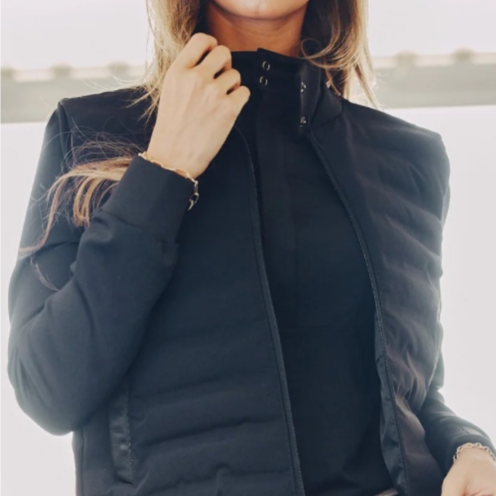 Kennedy Black Bomber Jacket